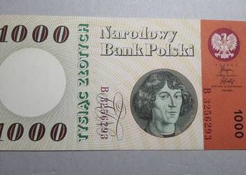 1000 złotych 1965 s. B UNC/UNC-