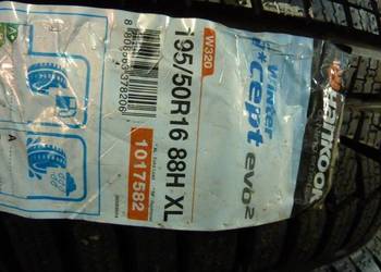 2x Opona nieużywana zimowa 195/50R16 HANKOOK 249zł/szt. WYSYŁKA GRATIS
