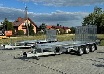 Przyczepa do przewozu koparek, maszyn MARTZ BAU3 400/3 S 3,5T 4x1,83m 3osie