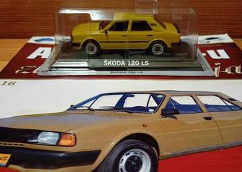 SKODA 120 LS złota kolekcja 1:43 kultowe auta deagostini 1/43 sedan