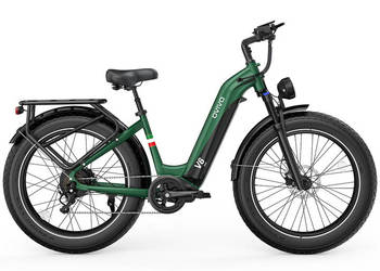 Rower elektryczny OVIVO V6 PRO zielony silnik Bafang 250W Raty | FV/Paragon