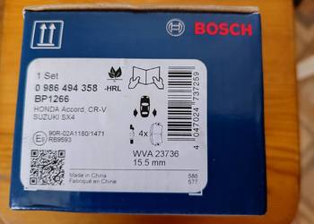 Zestaw klocków hamulcowych Bosch 0 986 494 358 BP1266