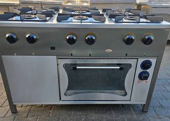 Kuchnia Gazowa 6 Pal. Piekarnik Elekt EGAZ M.1281 N