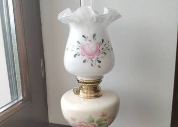 Stara francuska sygnowana porcelanowa lampa naftowa nr 333 Stara francuska sygnowana porcelanowa lampa naftowa nr 333