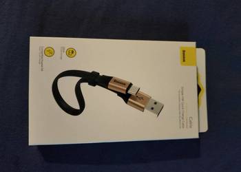 Kabel krótki usb-c Baseus 23cm quick charge