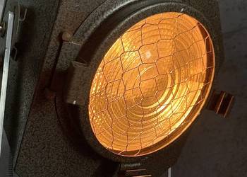 Zabytek teatralny PRL loft Vintage lampa teatralna prl