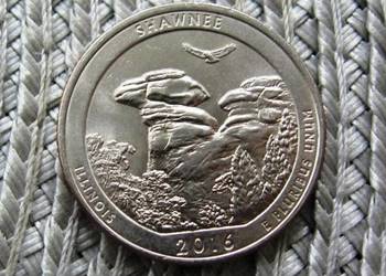 USA 25 Cent 2016r - D - Parki USA - Shawnee