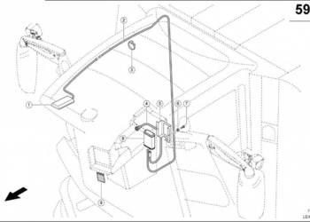 Claas Lexion 600 KABEL ADAPTERA 0000160873 (Telematik)