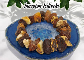 Bransoletka z bursztynu, bursztyn bałtycki bryłki surowe #198 Bransoletka z bursztynu, bursztyn bałtycki bryłki surowe #198