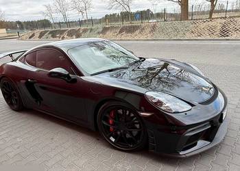 Porsche 718 Cayman 4.0benzyna 420KM 2021r Salon Polska, Bezwypadkowy
