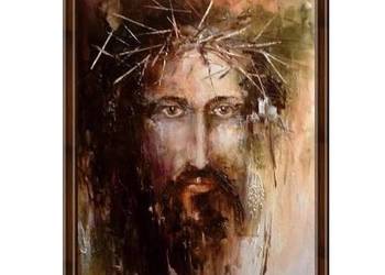 Kowalik - Jezus w cierniowej koronie - 30x40cm Obraz Olejny Sakralny