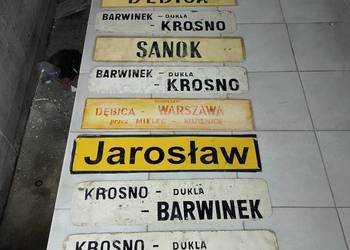 PKS tablice kierunkowe loftt stare zabytkowe cena za sztuke