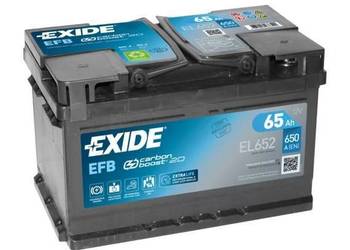 Akumulator 65Ah 650A Exide Start Stop EFB  PRAWY PLUS