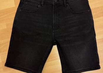 Spodenki męskie 32 jeansowe czarne krótkie Article one nowe bawełna