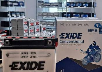 Akumulator moto 12V 9Ah 100A L+ EXIDE EB9-B YB9-B