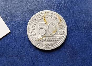 Stare monety 50 pfennig 1921 G NIemcy