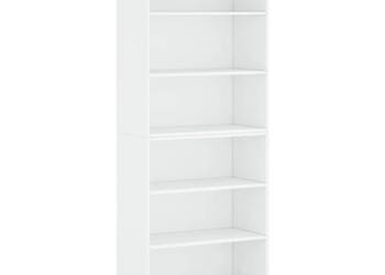 Regał biały 695x325x180 cm materiał drewnopochodny WM-3189581