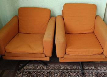 Fotele obrotowe PRL 2 szt