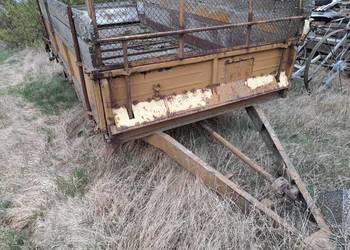 Rama rozrzutnik obornika jednoosiowa jednoosiowy Agromet Czarna Białostocka