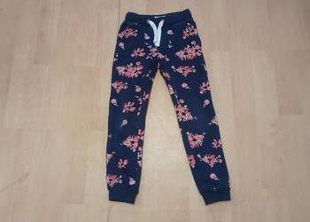 Spodnie dresowe dresy dla dziewczynki Pepperts - kwiaty, kwiatuszki