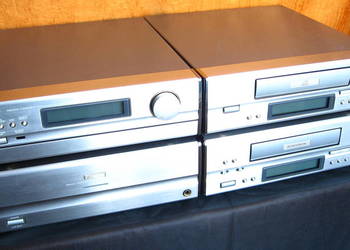POTĘŻNY DENON D-250 WIEŻA wzmacniacz amplituner DECK CD 15 Tanio Alu