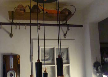 Stylowy lampa kaskadowa z lat 70.