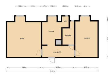 2 pokoje, 54 m² po remoncie generalnym z widokiem | Parking | Bytom, ul. W…