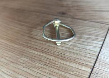 Zawleczka, przetyczka kuta zatrzaskowa z kółkiem 4,5mm x 44mm