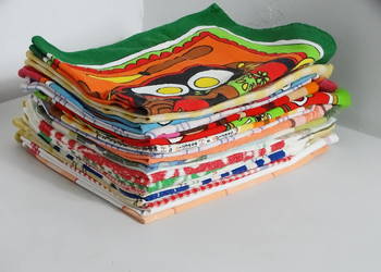 Duży zestaw 20 sztuk ścierek kuchennych RETRO / PRL – 45x55 cm