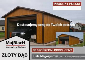 Wiata ZŁOTY DĄB /Hala Garaż / RAL | Montaż Gratis – Maj-Blach