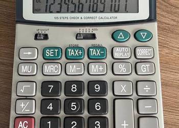 Kalkulator biurowy Vector CD-2372 – 12 cyfr, Two Power, funkcja TAX