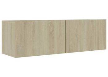 vidaXL Szafka pod TV, dąb sonoma, 100x30x30 cm, płyta wiórow(SKU:801484)