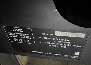 Subwoofer jvc 4 głośniki