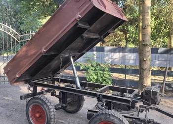 Przyczepka Multicar 3stronny wywrot hydrauliczny minitraktorek kiper