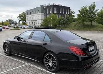 Mercedes S350D long pakiet AMG, full wersja 4 osobowa