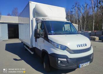 IVECO DAILY 50C/35, ASO, Polski Salon, 2017r, Kontener, Bliźniak,180KM