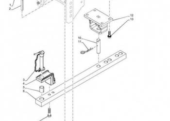 New Holland T6090 T6070 Zaczep 1152mm l 47691082