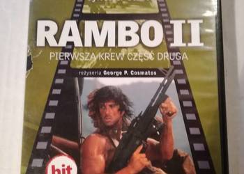 Rambo II -pierwsza krew. Film DVD.