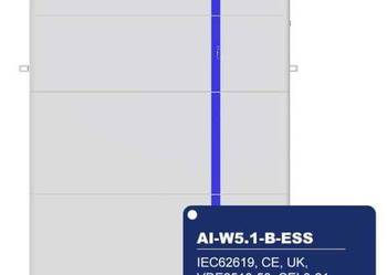 DEYE AI-W5.1-B – modułowy magazyn energii LiFePO₄ 5,12 kWh -All in one