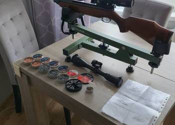 Weihrauch Hw95 4.5mm po tuningu+luneta+baka policzkowa + śrut + walizka Weihrauch Hw95 4.5mm po tuningu+luneta+baka policzkowa + śrut + walizka