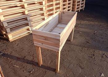 skrzynka drewniana warzywniak donica 102x40x70