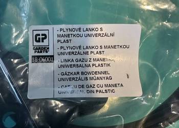 Linka gazu z manetką Garden Parts 18-06001