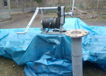 Wyciągarka ręczna do slipowania łodzi, skutera