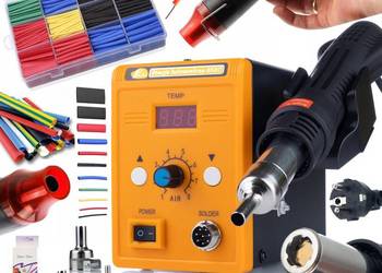 Stacja Lutownicza Hot-Air Rosfix 858D + Mini Opalarka 300W | Zestaw 850 Ru…