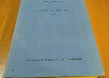 Teoria liczb cz 2 Monografie Matematyczne 38 Wacław Sierpiński  twarda