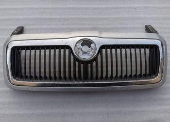 Atrapa Grill Skoda Octavia I Lift 9102 Srebrna
