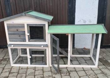 Nowa klatka z wybiegiem dla królika