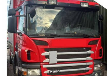 Scania P250 Euro 6 sypialna, firanka 18pal, winda, sprowadzony Scania P250…