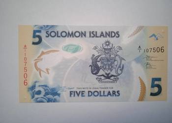 Wyspy Solomona 5 $ Nowe
