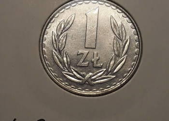 1 Złoty 1986 r. - nr 2 - mennicze